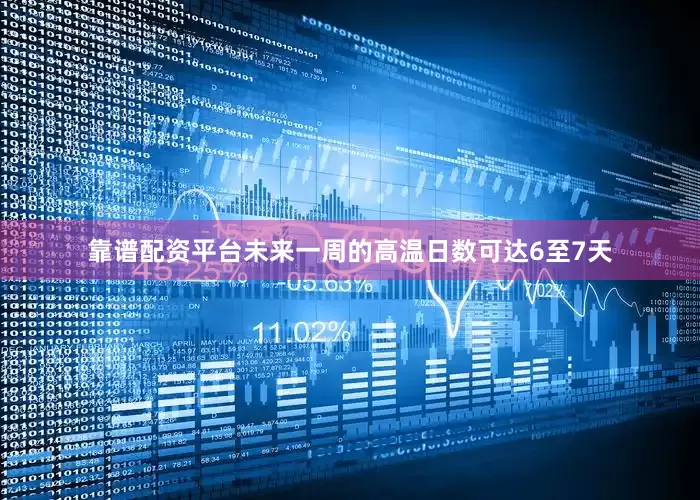 靠谱配资平台未来一周的高温日数可达6至7天