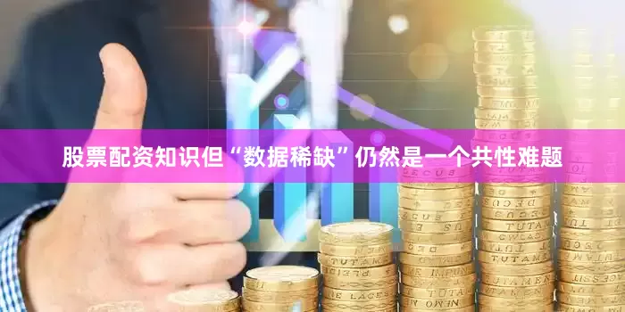股票配资知识但“数据稀缺”仍然是一个共性难题